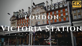 London Victoria Station Walk Through England 4K [upl. by Forcier17]