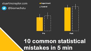 Ten Statistical Mistakes in 5 Min [upl. by Gilbertina785]