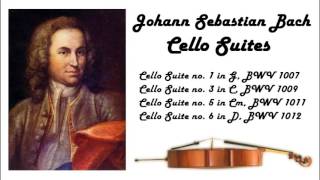 Johann Sebastian Bach  Cello suites in 432 Hz great for reading or studying [upl. by Cissiee408]