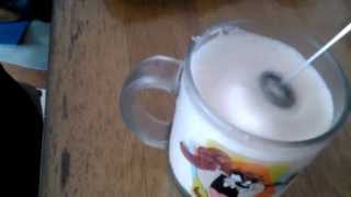 Aerolatte Review Frothing Cold Milk In Under 1 Minute [upl. by Lucila198]